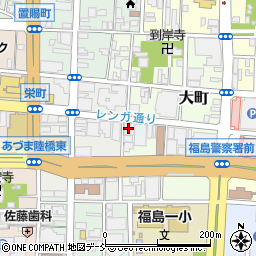 野村證券福島支店周辺の地図