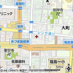 名鉄観光サービス株式会社　福島支店周辺の地図