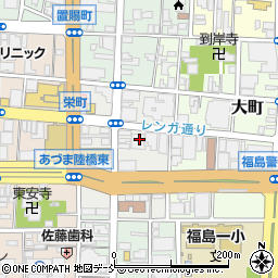 富国生命保険相互会社　福島営業部周辺の地図