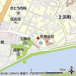 福島県福島市上浜町10-40周辺の地図