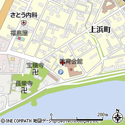 福島県福島市上浜町10周辺の地図