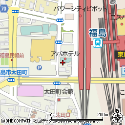 ＰＮＰ福島駅前パーキング周辺の地図
