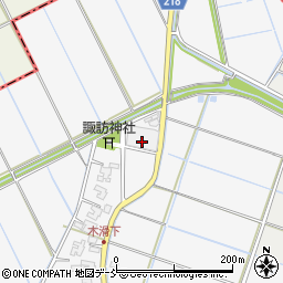 新潟県新潟市南区木滑621周辺の地図