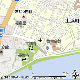 上浜町集会所周辺の地図