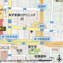 福島栄町郵便局周辺の地図