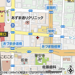メガネの相沢福島駅前店周辺の地図
