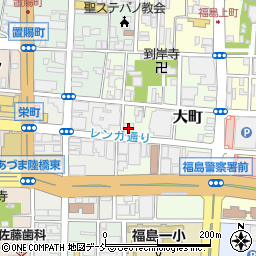 秋田銀行福島支店周辺の地図