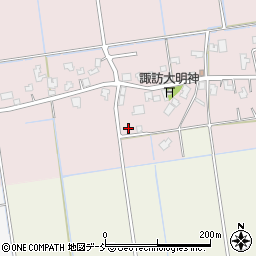 新潟県新潟市南区鍋潟50-4周辺の地図