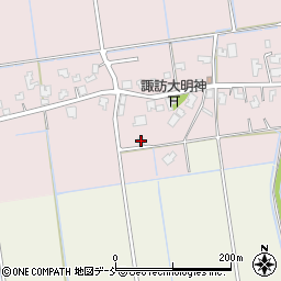 新潟県新潟市南区鍋潟50-6周辺の地図