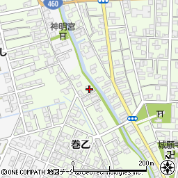 新潟県新潟市西蒲区巻乙1822-1周辺の地図