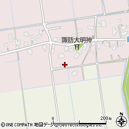 新潟県新潟市南区鍋潟50-7周辺の地図