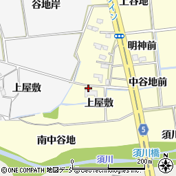 福島県福島市二子塚上屋敷8周辺の地図