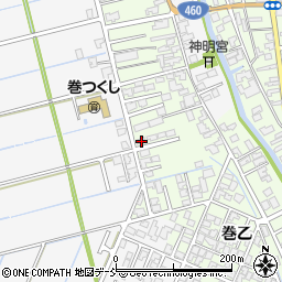 新潟県新潟市西蒲区巻乙1669-6周辺の地図