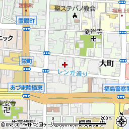 日本銀行　福島支店周辺の地図