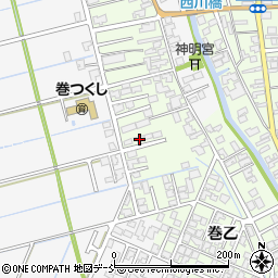 新潟県新潟市西蒲区巻乙1669周辺の地図