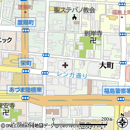 日本銀行福島支店周辺の地図