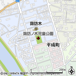 諏訪ノ木児童公園周辺の地図