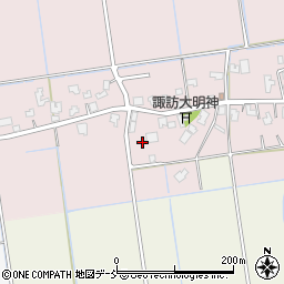 新潟県新潟市南区鍋潟45周辺の地図
