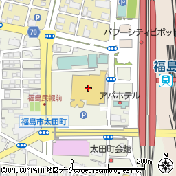 ポッポ 福島店周辺の地図