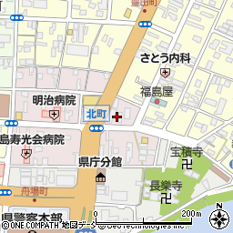 菅野建設工業株式会社　福島支店周辺の地図