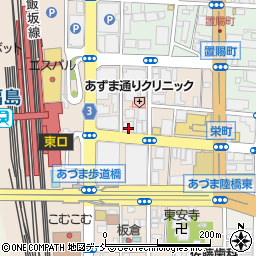 株式会社阿部和工務店　福島営業所周辺の地図