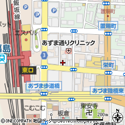 福島トヨタビル周辺の地図