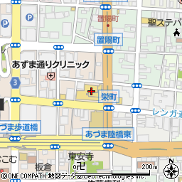 セリアＡＸＣ福島店周辺の地図