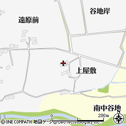 福島県福島市在庭坂上屋敷16周辺の地図