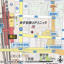 自動車事故対策機構福島支所周辺の地図