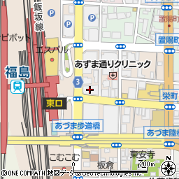 個別教室のトライ福島駅前校周辺の地図