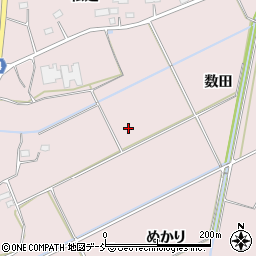 福島県相馬市富沢（数田）周辺の地図