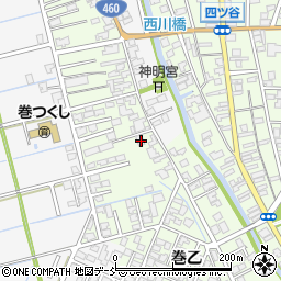 新潟県新潟市西蒲区巻乙1790周辺の地図