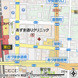 パラカ福島市栄町第一駐車場周辺の地図
