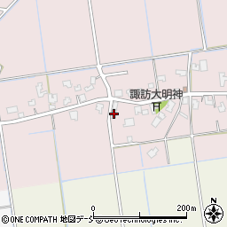 新潟県新潟市南区鍋潟43周辺の地図