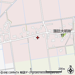 新潟県新潟市南区鍋潟30周辺の地図