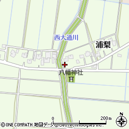 新潟県新潟市南区浦梨566周辺の地図