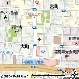 福島県福島市上町2周辺の地図