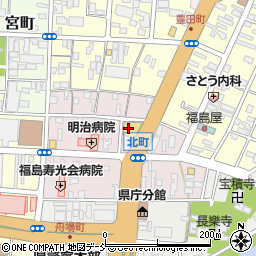 株式会社日産サティオ福島　営業本部周辺の地図