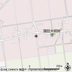 新潟県新潟市南区鍋潟71周辺の地図