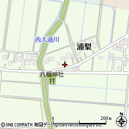 新潟県新潟市南区浦梨563周辺の地図