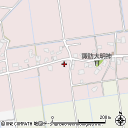 新潟県新潟市南区鍋潟34周辺の地図