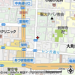 ブティックイブ福島本店周辺の地図