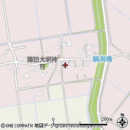 新潟県新潟市南区鍋潟94周辺の地図