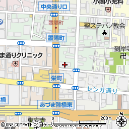 みずほ銀行福島支店周辺の地図