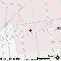 新潟県新潟市南区鍋潟1158周辺の地図