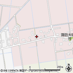 新潟県新潟市南区鍋潟1156周辺の地図