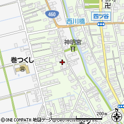 新潟県新潟市西蒲区巻乙1663周辺の地図