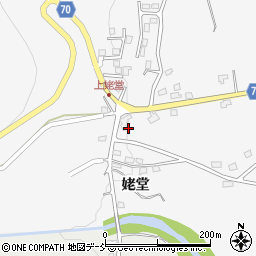 福島県福島市在庭坂下ノ堂周辺の地図