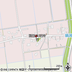 新潟県新潟市南区鍋潟288周辺の地図