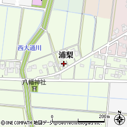 新潟県新潟市南区浦梨552周辺の地図
